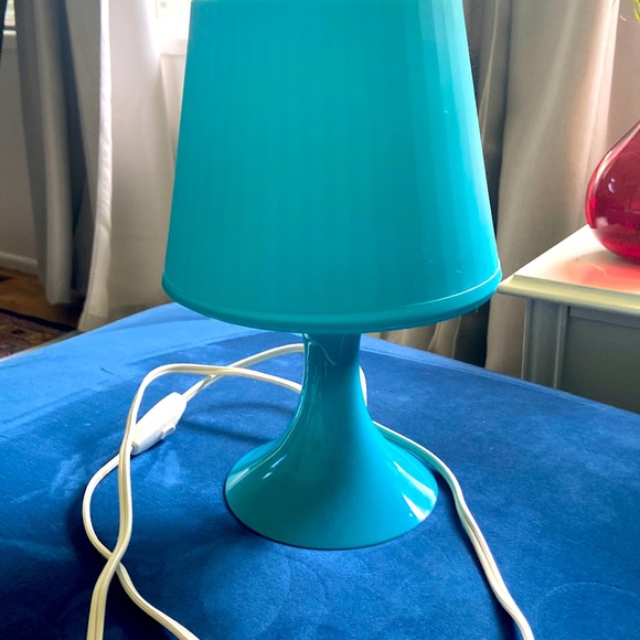 IKEA Other Ikea Small Table Lamp In Turquoise Take 4watt Or Smaller 20 V Type G Lamps Poshmark